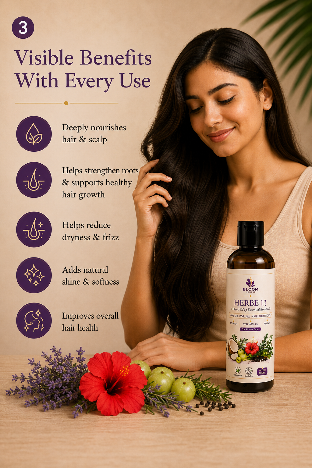 HERBE 13 – Herbal Hair Oil