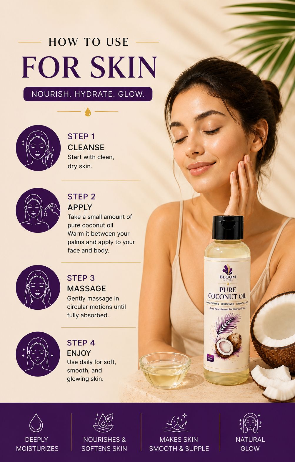 100% PURE COCONUT OIL