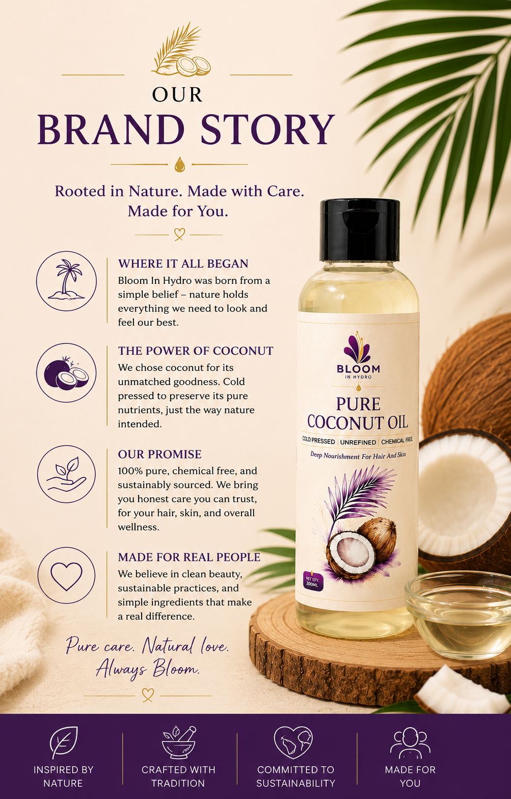 100% PURE COCONUT OIL