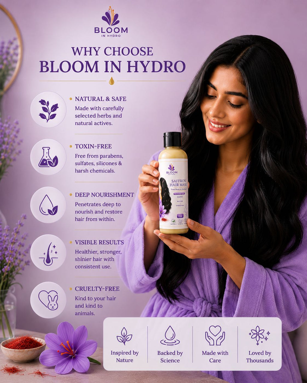SAFFRON HAIR MASK