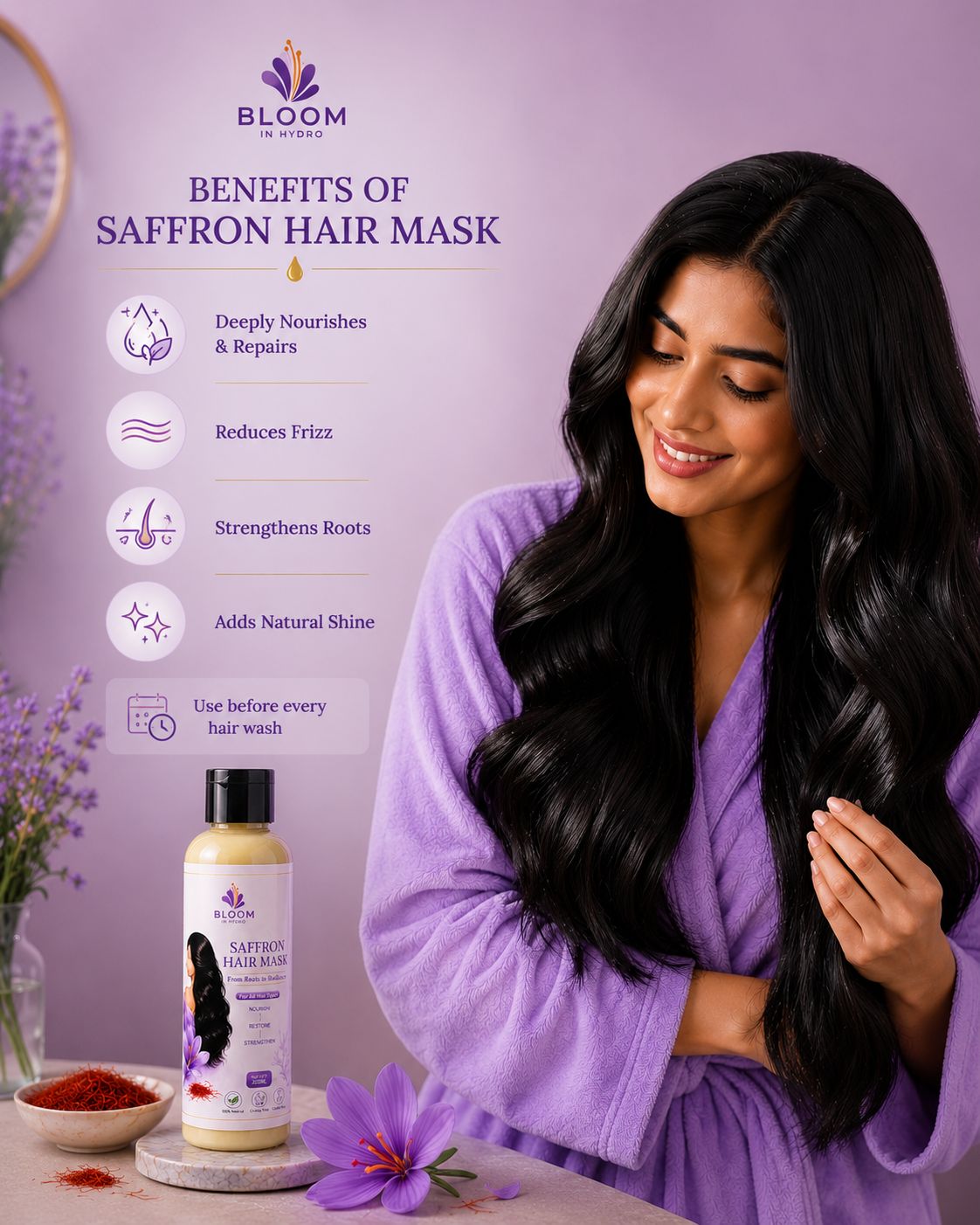 SAFFRON HAIR MASK