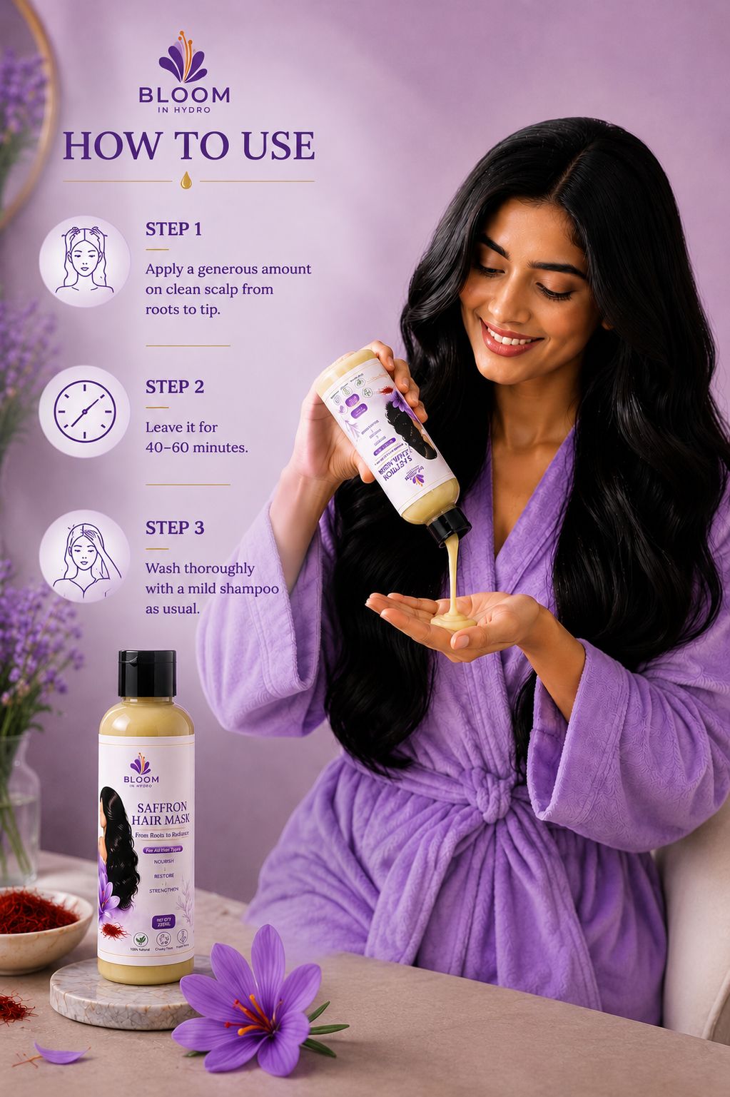 SAFFRON HAIR MASK