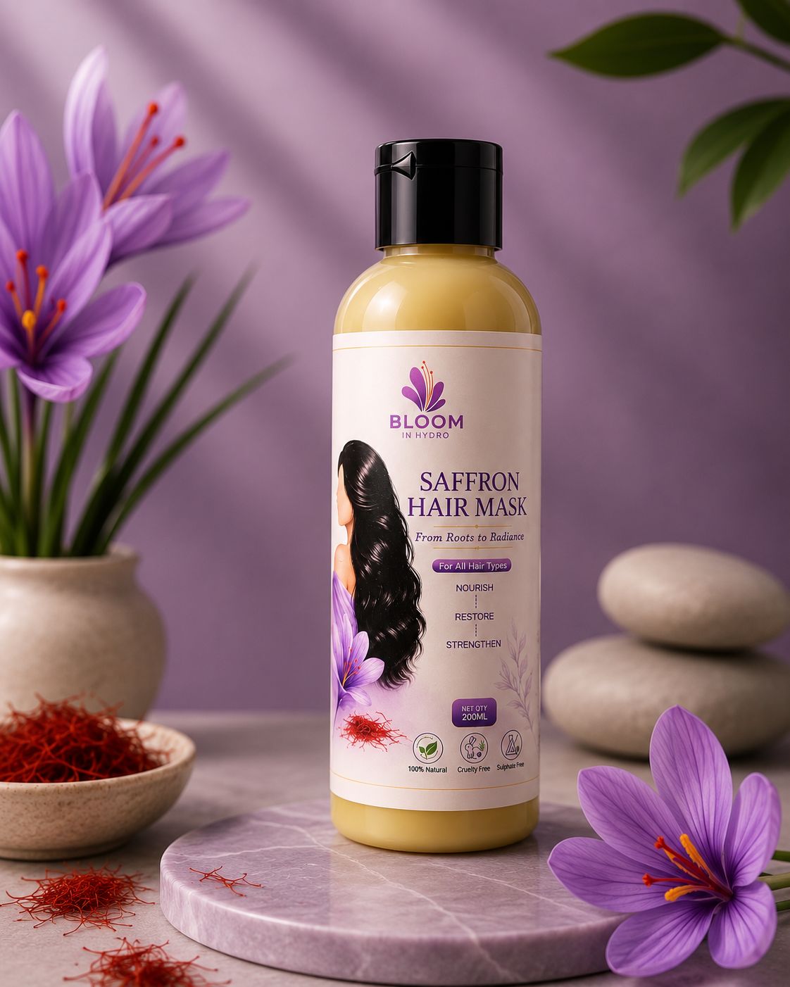 SAFFRON HAIR MASK