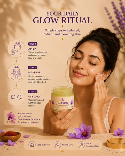 SAFFRON GEL FACE MOISTURISER
