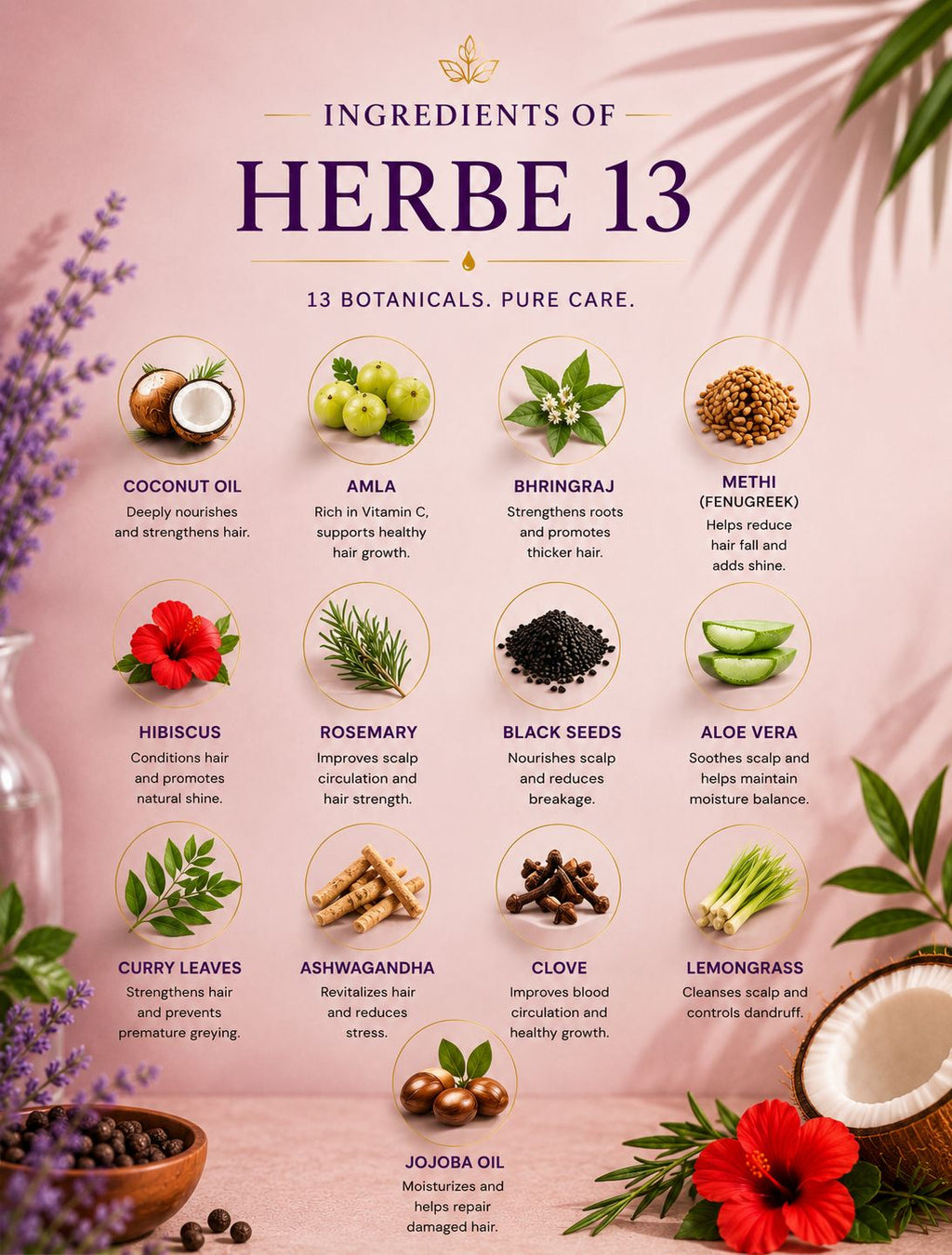 HERBE 13 – Herbal Hair Oil
