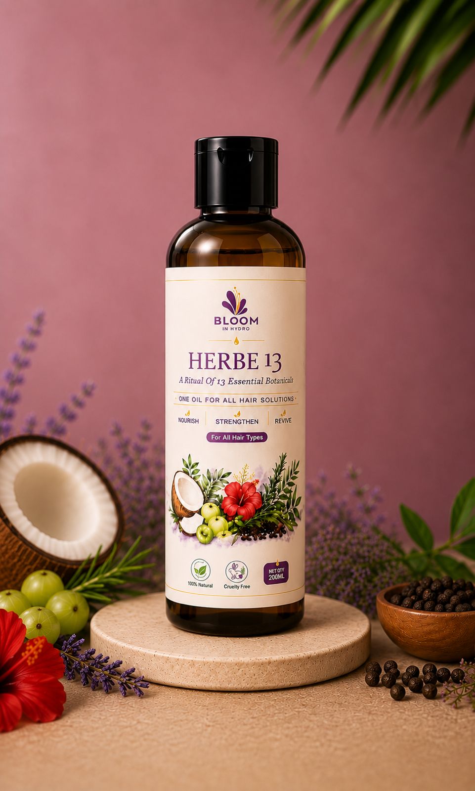HERBE 13 – Herbal Hair Oil